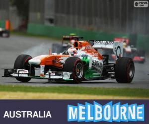 пазл Пол ди Реста - Force India - Мельбурн 2013